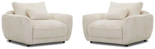 Parker Living Utopia - Mega Ivory Chair and A Half with Lumbar Pillow Two Pack