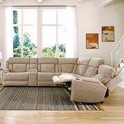 Parker Living Dalton 6 Piece Modular Power Reclining Sectional with Power Adjustable Headrests