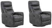 Parker Living Gemini Power Swivel Glider Recliner Two Pack