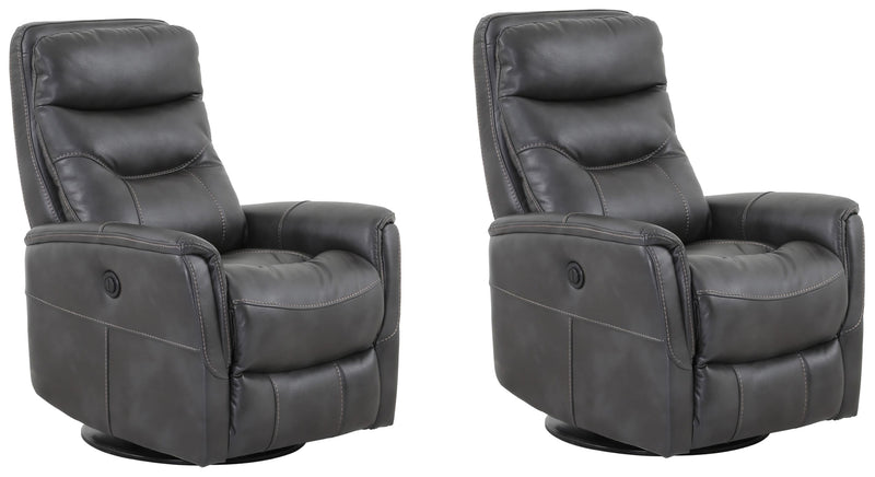 Parker Living Gemini Power Swivel Glider Recliner Two Pack