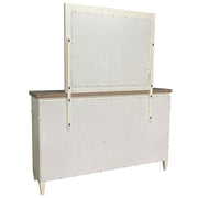 Parker House Americana Modern Bedroom King Platform Bed 2 Nightstands Dresser with Mirror and Chest