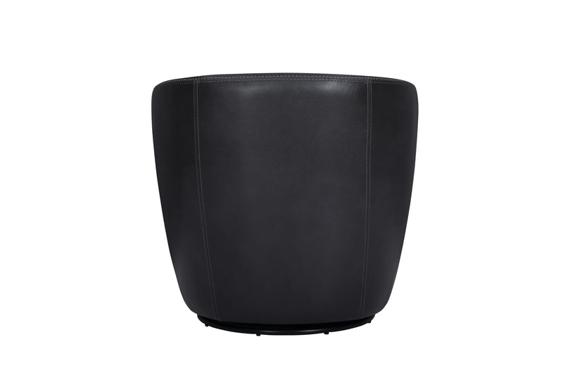 Parker Living Barolo 100% Italian Leather Swivel Club Chair