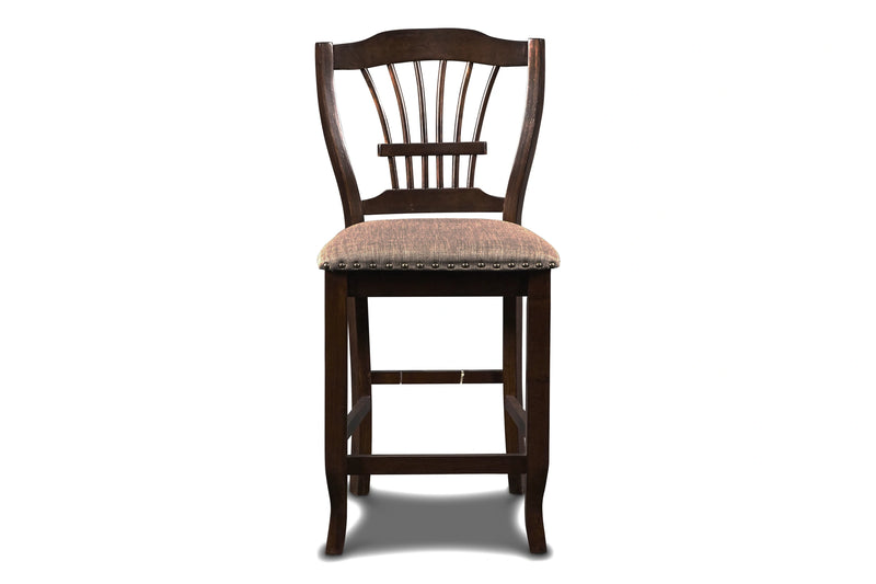 BIXBY COUNTER CHAIR (2 PER CARTON)-ESPRESSO