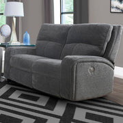 Parker Living Polaris - Bizmark Grey Power Reclining Sofa Loveseat and Recliner