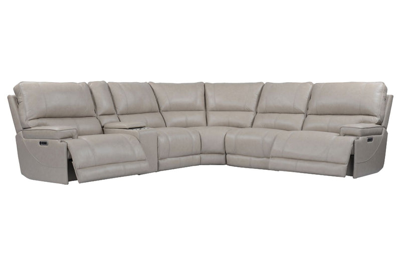 Parker Living Whitman - Powered By Freemotion 6 Piece Modular Power Reclining Sectional with Power Adjustable Headrests