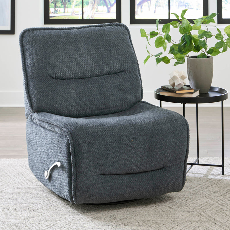 Parker Living Leo - Midnight Blue Armless Recliner Two Pack