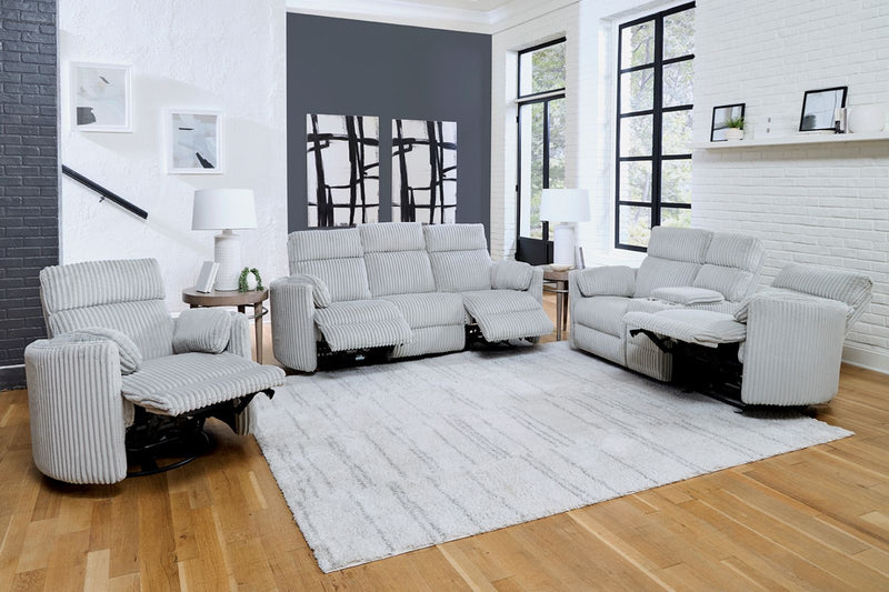 Parker Living Radius - Mega Grey Swivel Power Glider Recliner