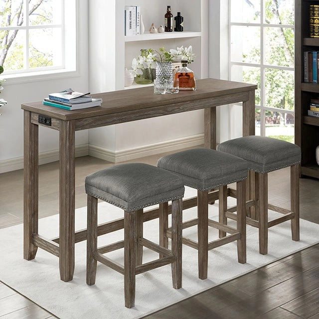 Caerleon 3 & 4 Piece Counter Ht. Set Gray & Blue