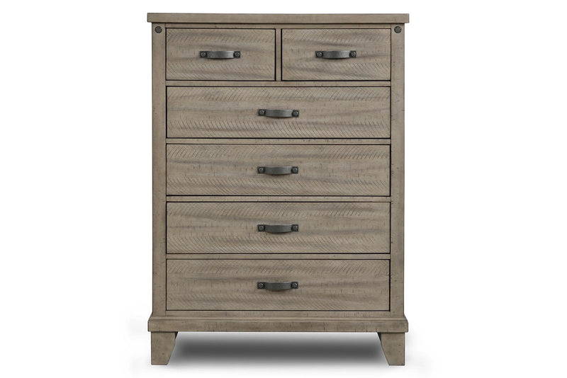 New Classic Furniture Marwick 6 Drawer Chest in Sand