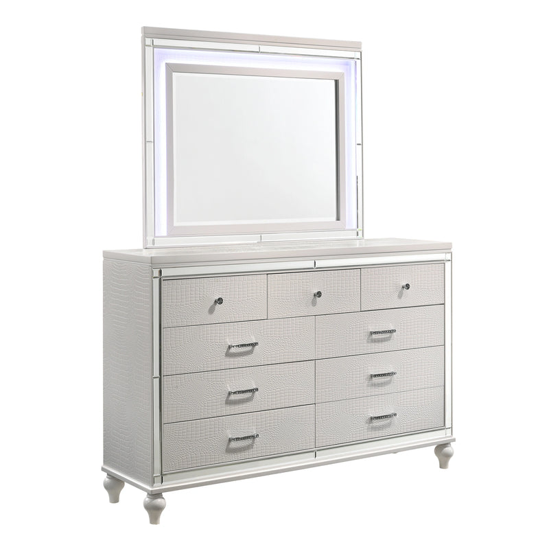 VALENTINO LIGHTED MIRROR-WHITE