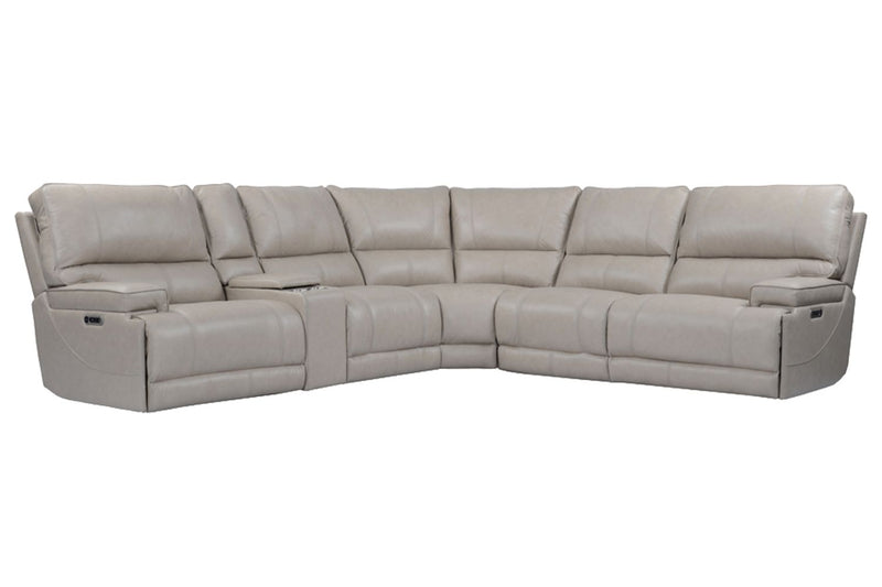 Parker Living Whitman - Powered By Freemotion 6 Piece Modular Power Reclining Sectional with Power Adjustable Headrests