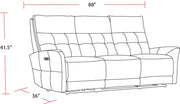 Parker Living Gershwin - Lucca Butterscotch Power Reclining Sofa and Loveseat