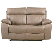 Parker Living Theon - Stokes Toffee Manual Reclining Sofa and Loveseat