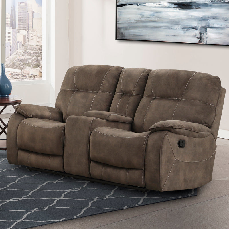 Parker Living Cooper - Shadow Brown Manual Reclining Sofa and Loveseat
