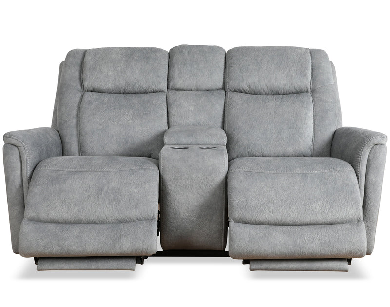 Parker Living Linus - Hudson Grey Power Reclining Sofa Loveseat and Recliner