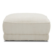Parker Living Utopia - Mega Ivory Ottoman with Casters