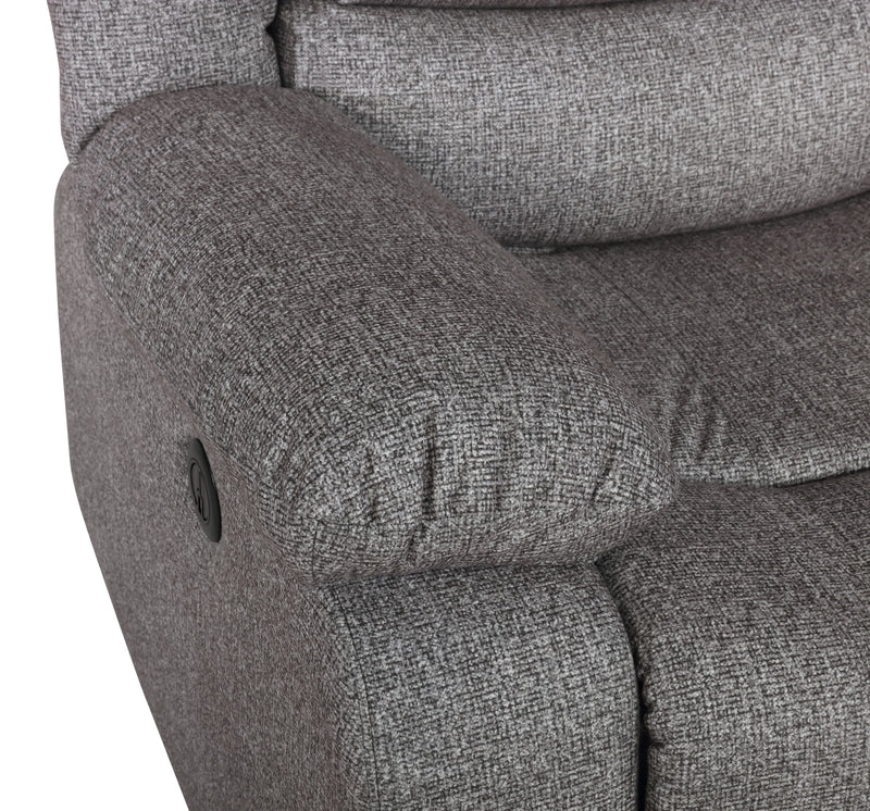 GRANADA CONSOLE LOVESEAT W/PWR FR-GRAY