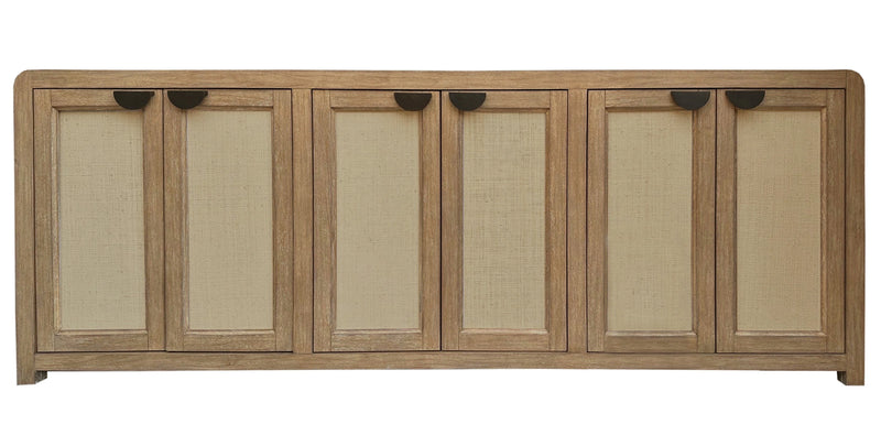 Parker House Escape - Dining 84 Inch Rectangular Extendable Table with Console and 8 Ladderback Chairs
