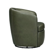 Parker Living Barolo 100% Italian Leather Swivel Club Chair