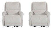 Parker Living Gentry Manual Swivel Glider Recliner Two Pack