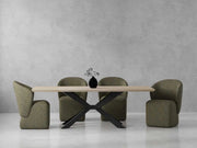 Parker House Crossings - Monaco Dining 86 Inch Rectangular Dining Table