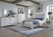 Parker House Americana Modern Bedroom 7 Drawer Door Chest with Workstation