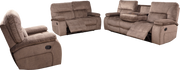Parker Living Chapman - Kona Manual Reclining Sofa Loveseat and Recliner - MCHA-421-KON