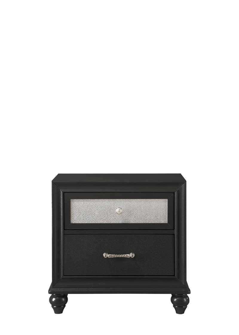 Lila Nightstand Black