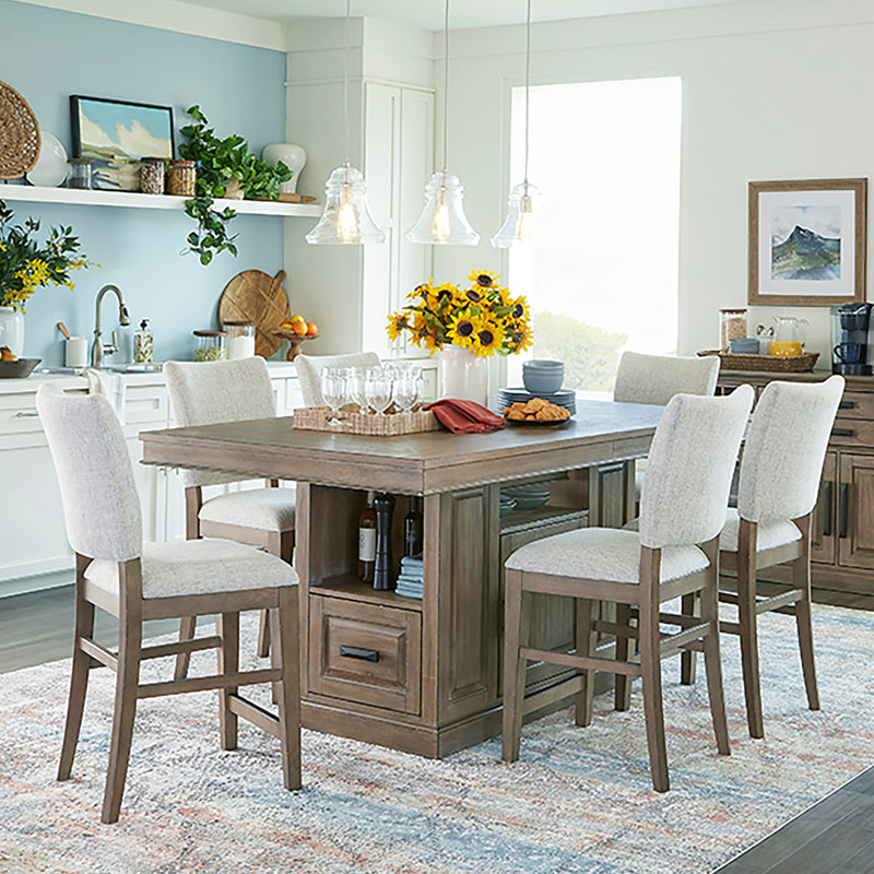 Parker House Sundance Dining - Sandstone Upholstered Counter Chair (2/CTN Sold in pairs)