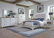 Parker House Americana Modern Bedroom 7 Drawer Door Chest with Workstation