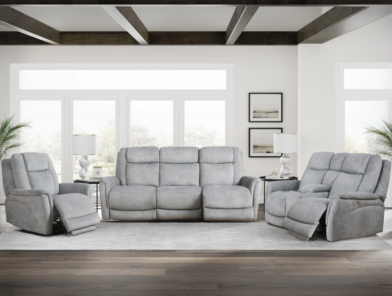 Parker Living Linus - Hudson Grey Zero Gravity Power Recliner Two Pack