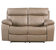 Parker Living Theon - Stokes Toffee Manual Reclining Sofa Loveseat and Recliner