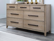 Parker House Breckenridge - Bedroom Queen Bed 2 Nightstands and Dresser with Mirror