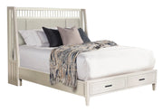 Parker House Americana Modern Bedroom King Shelter Bed 2 Nightstands Dresser with Mirror and Chest