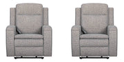 Parker Living Armstrong Power Recliner with Heat Massage and Auto-Glide Two Pack