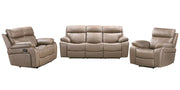 Parker Living Theon - Stokes Toffee Manual Reclining Sofa Loveseat and Recliner