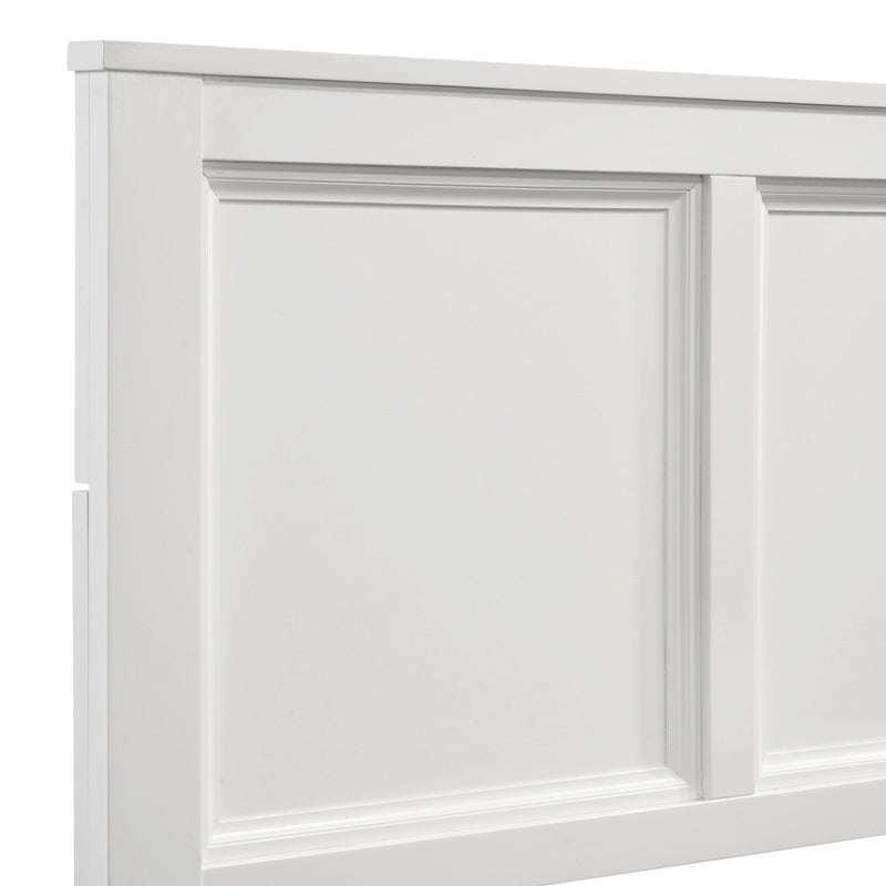 ARIES 3/3 T PANEL BED-HB/FB/RAILS-WHITE
