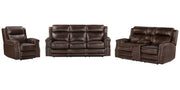 Parker Living Hensley Power Reclining Sofa Loveseat and Recliner