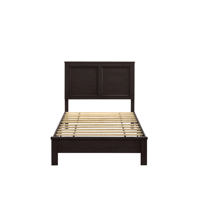ARIES 4/6 F PANEL BED-HB/FB/RAILS-MERLOT