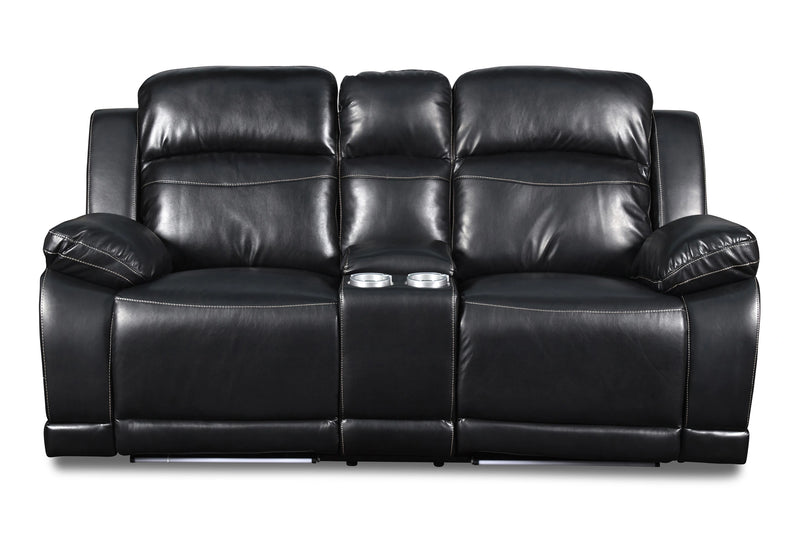 VEGA CONSOLE LOVESEAT - PREMIER BLACK