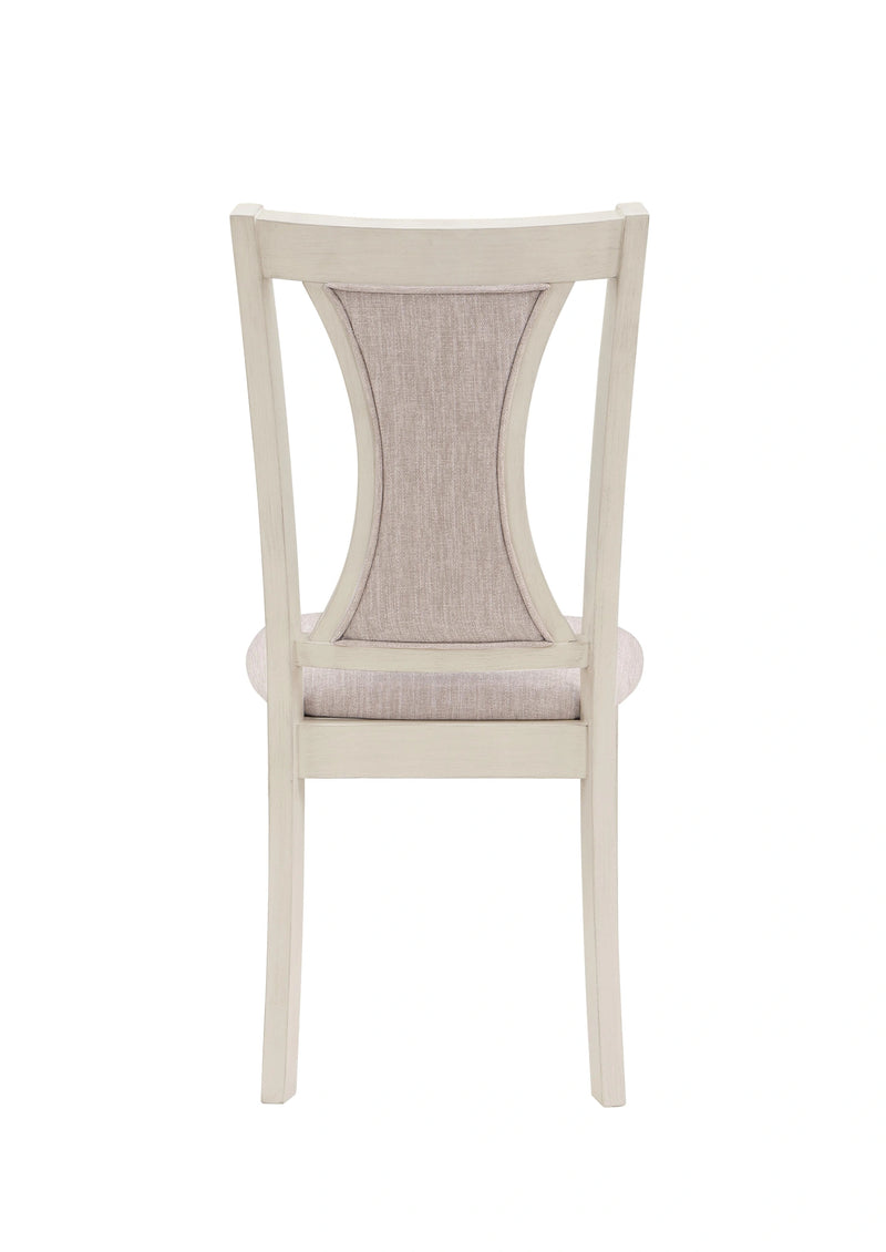 HUDSON 60" RECTANGLE DINING TABLE & 4 CHAIR S-BROWN/CREME