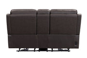 Parker Living Easton - Steamboat Brown Zero Gravity Power Reclining Tilt Console Loveseat P3