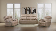 Parker Living Theon - Stokes Toffee Manual Reclining Sofa with Drop Down Table