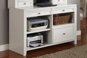 Parker House Boca L Shape Desk with Credenza and Hutch