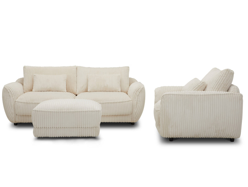 Parker Living Utopia - Mega Ivory Chair and A Half with Lumbar Pillow