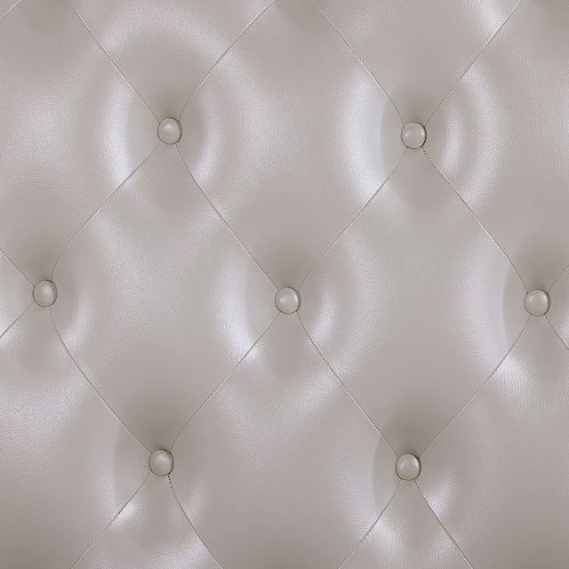 Ventresca 4 & 5 Piece Queen Bedroom Set White & Chrome