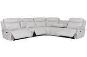 Parker Living Alpine - Airy Midnight 6 Piece Zero Gravity Power Reclining Sectional with Power Adjustable Headrests