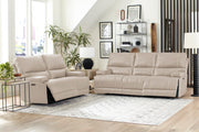 Parker Living Whitman - Verona Linen - Powered By Freemotion Cordless Power Recliner Two Pack