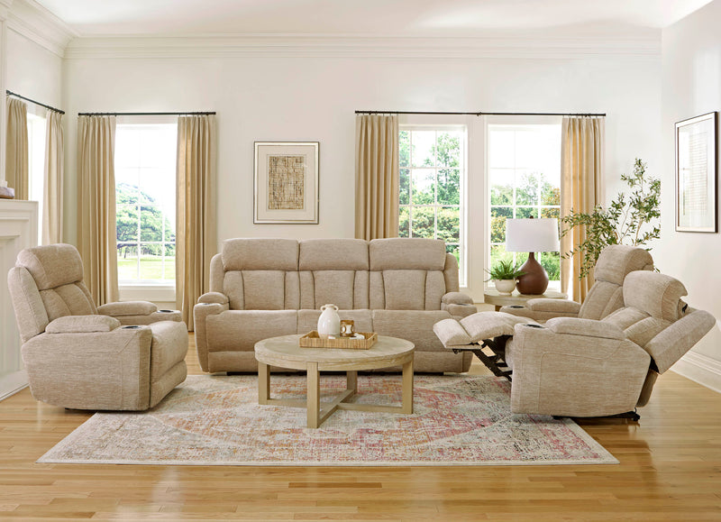 Parker Living Dalton - Lucky Fawn Power Reclining Sofa Loveseat and Recliner