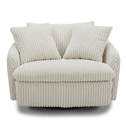 Parker Living Boomer Large Swivel Chair with 2 Toss Pillows Two Pack